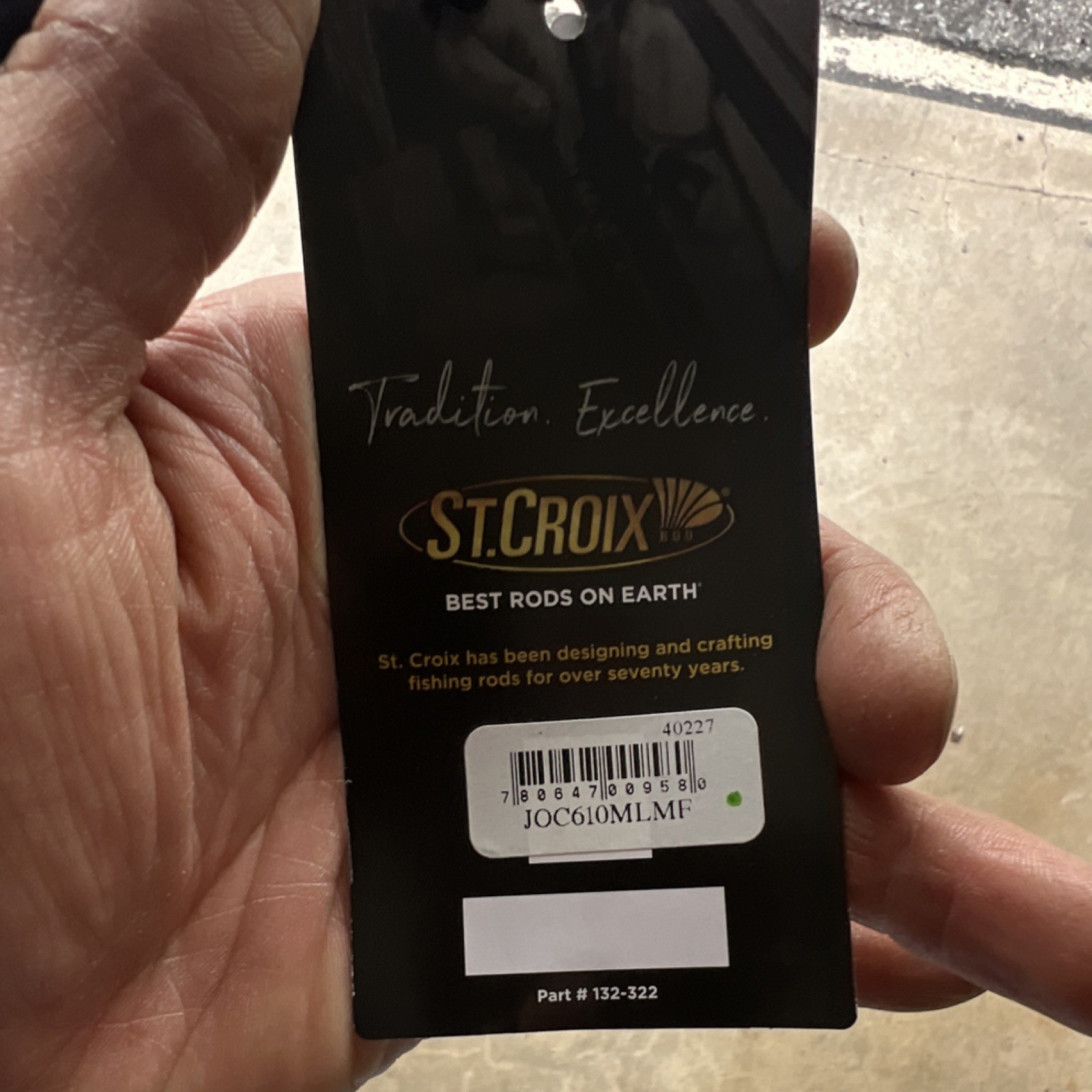 St. Croix Mojo Bass Trigon 6’10” Medium Light Moderate Fast JOC610MLMF