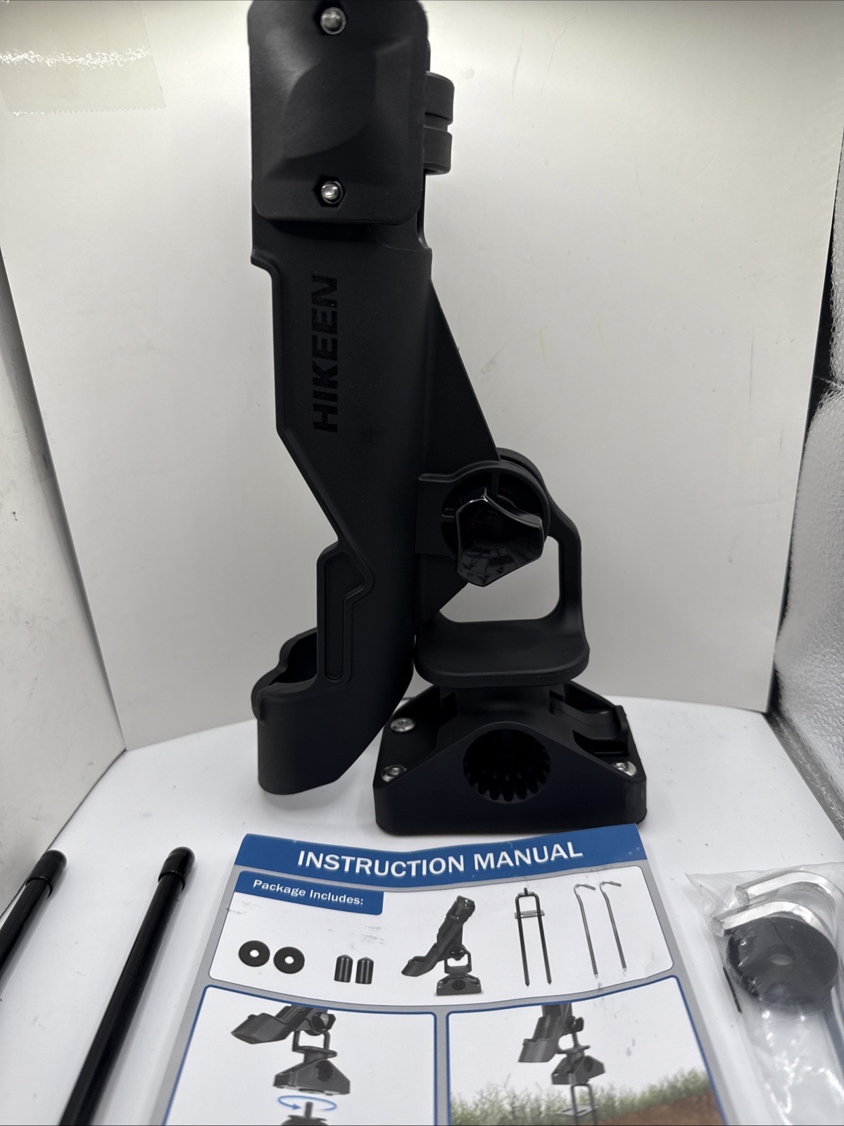 Kayak Fishing Rod Holder,360° Fishing Boat Rod Holder for Track Mount/Deck Mount