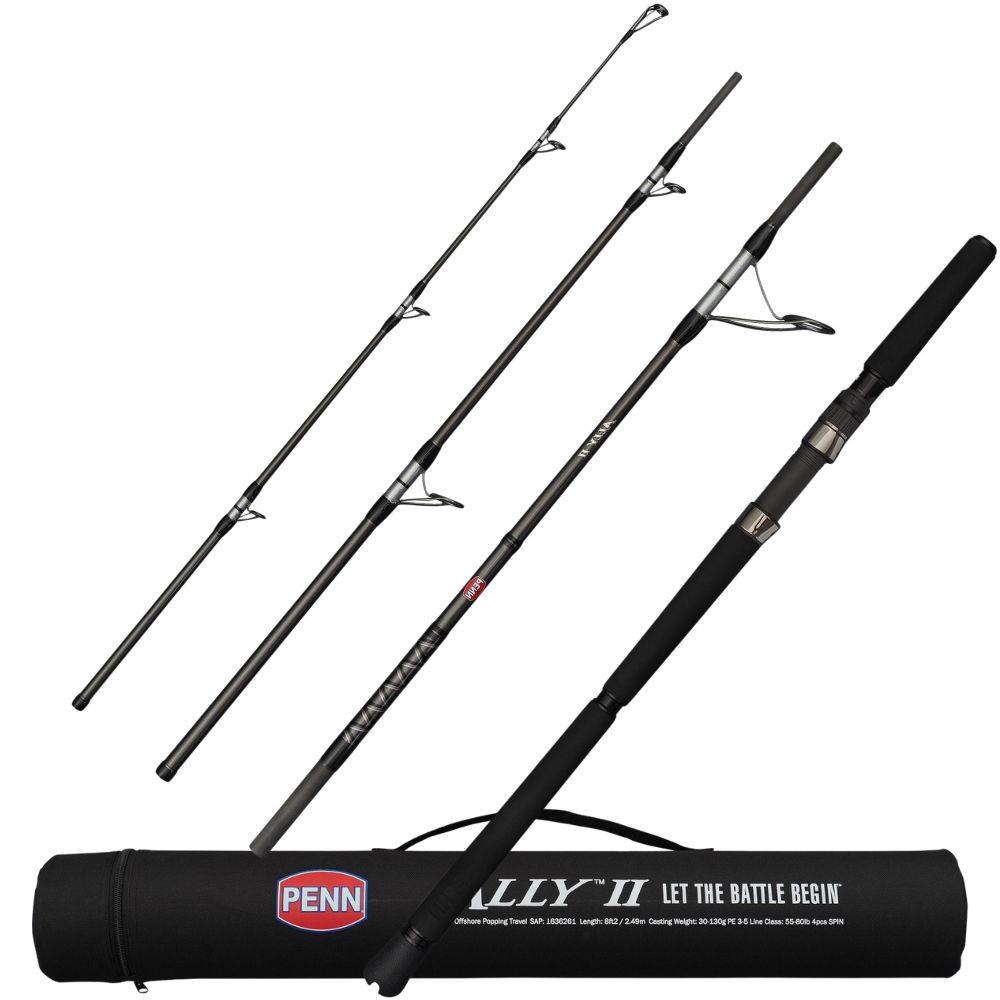 PENN Saltwater Fishing Travel Rod ALLY II OFFSHORE CASTING 2.31m/Max 120g