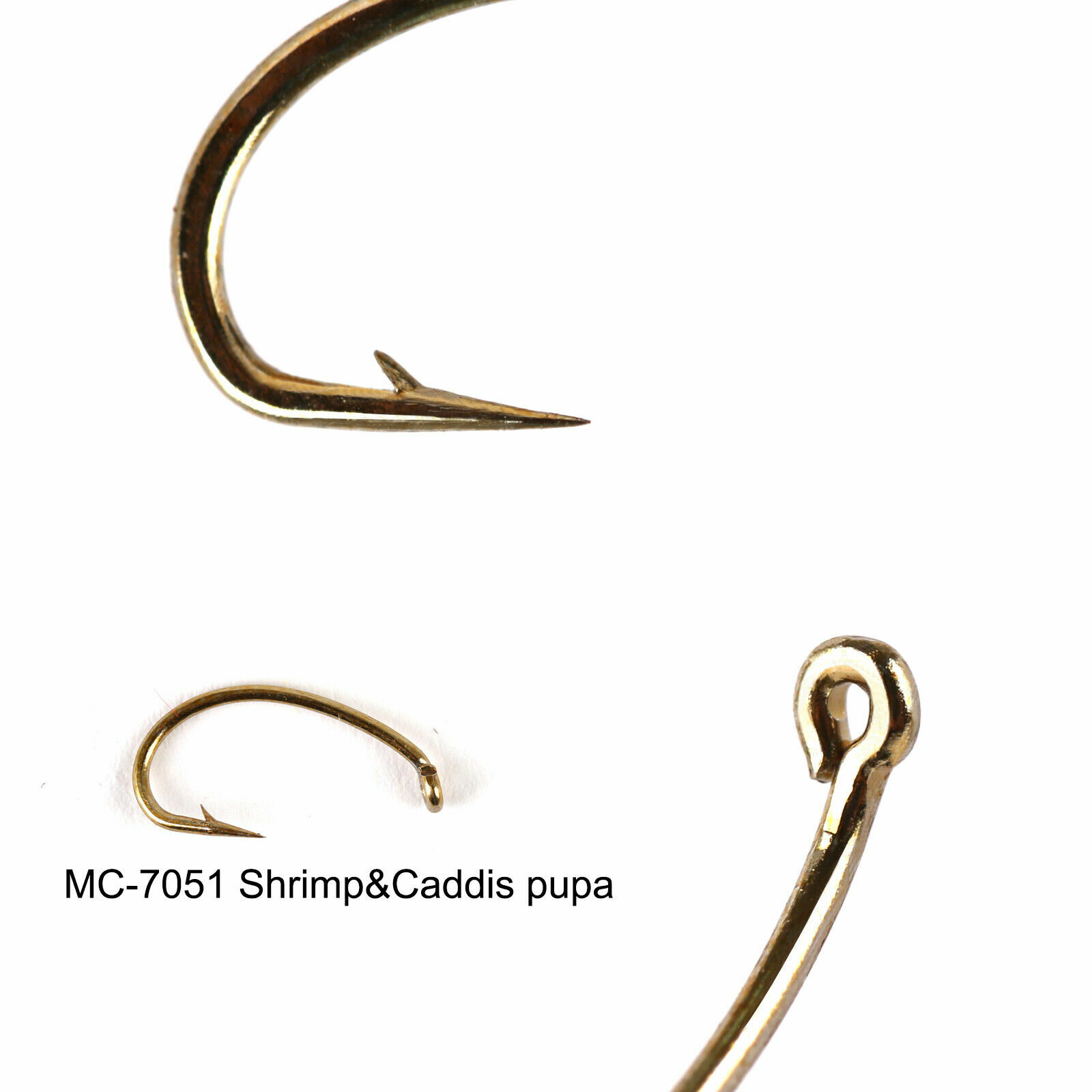 100pcs Fly Tying Hooks Dry&Wet&Nymph&Streamer&Shrimp Hooks 4# – 22#