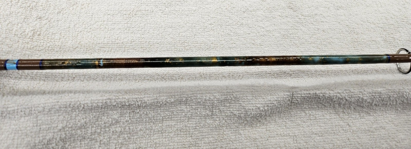 # 574 Gnarly Noodle 36 Inch “Light Blue” Custom Ice Rod