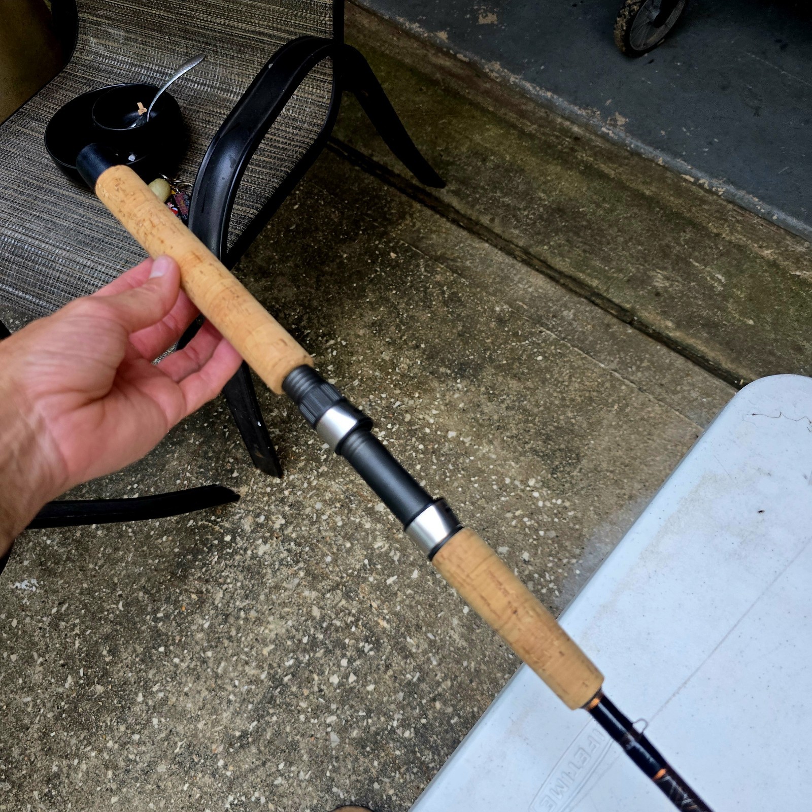 7’6″ Custom Thunder Bay Rod.Extra Fast Action Spinning Rod.Glass Rod.Det In Decr