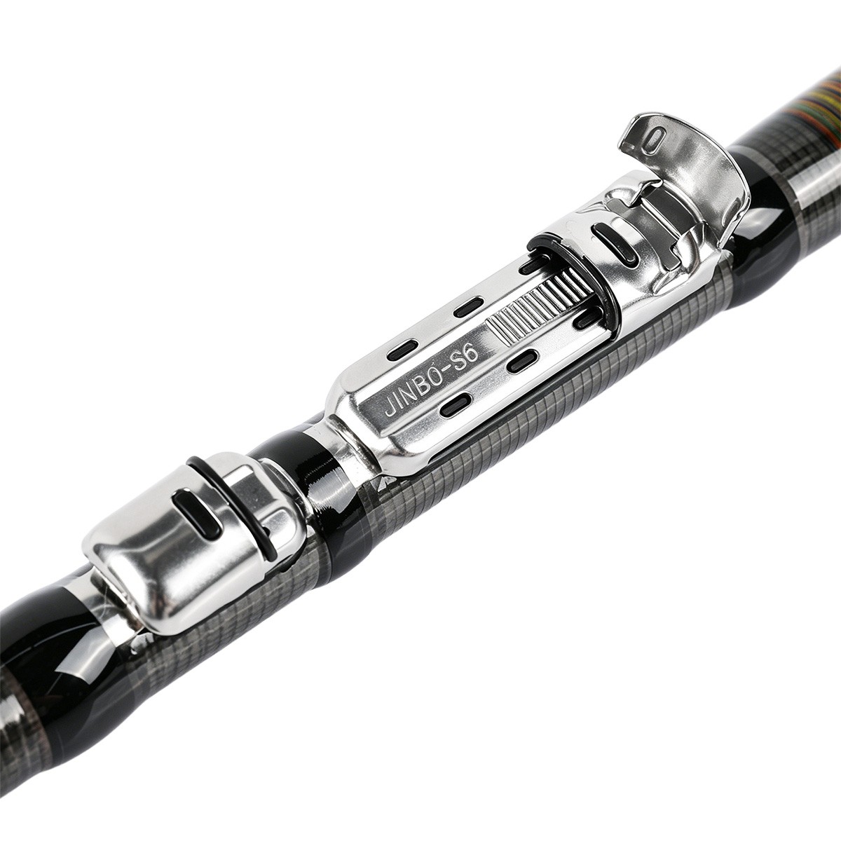 2m-3m Carbon Fiber Fishing Rod Short Pocket Spinning Pole Telescopic Fishing Rod