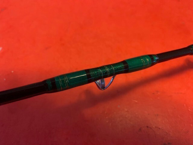 CUSTOM BUILT CALSTAR 6465 6 FOOT 6 INCH 20 TO 50 LB FISHING ROD PERFECTION FUJI