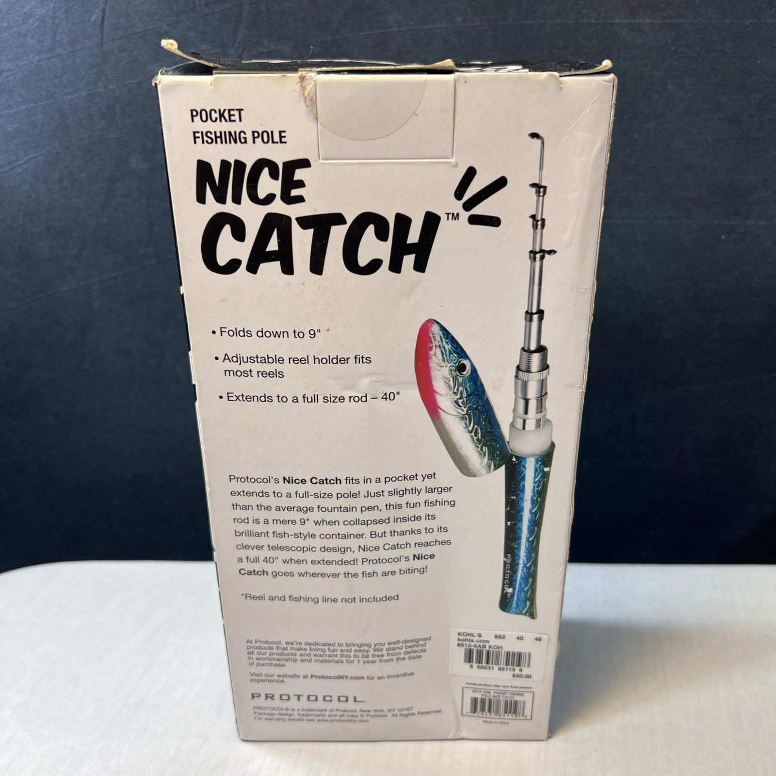 Protocol Nice Catch Pocket Telescoping Fishing Pole