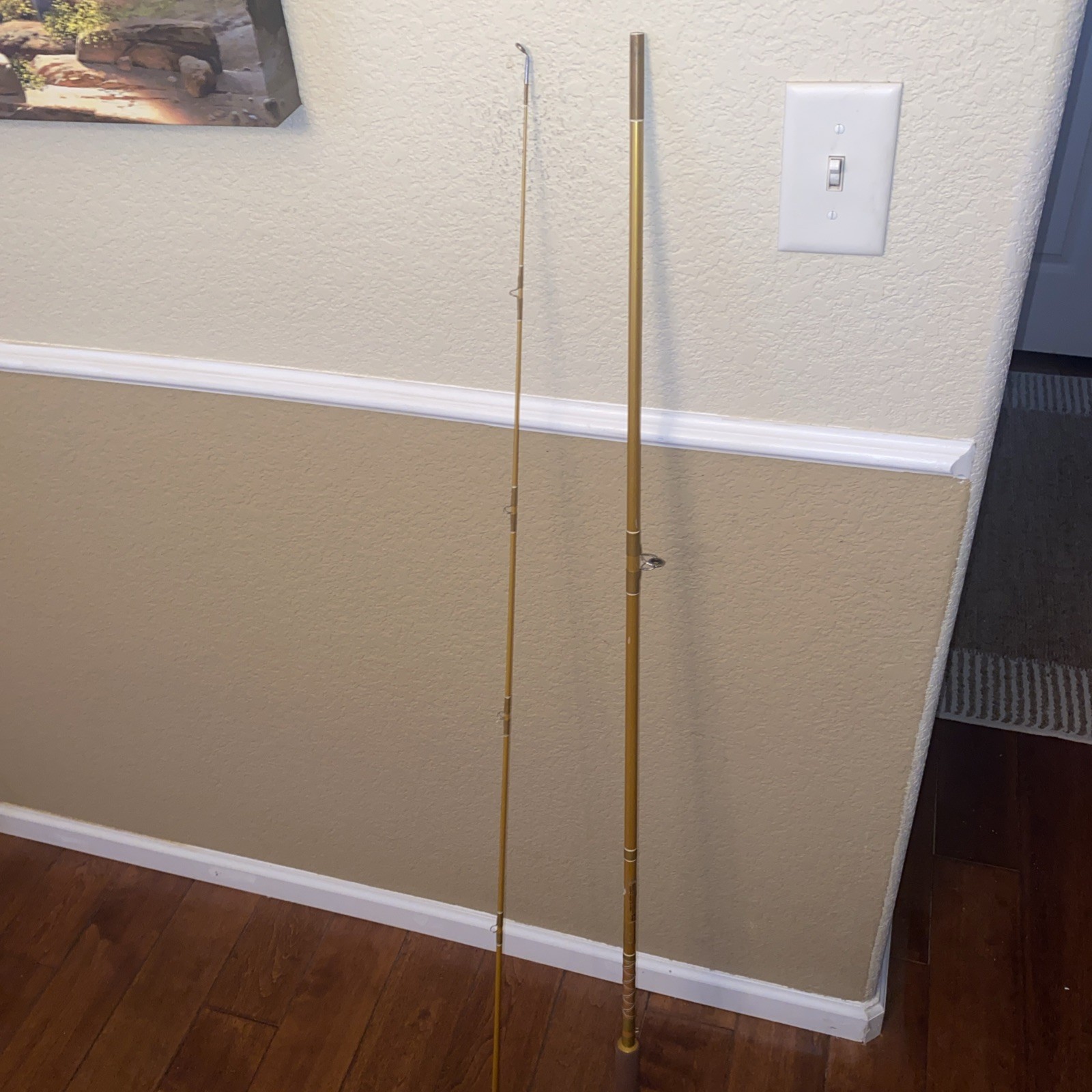 Vintage 8-foot Fly Fishing Rod By BMA. Custom Built In Korea. MINT