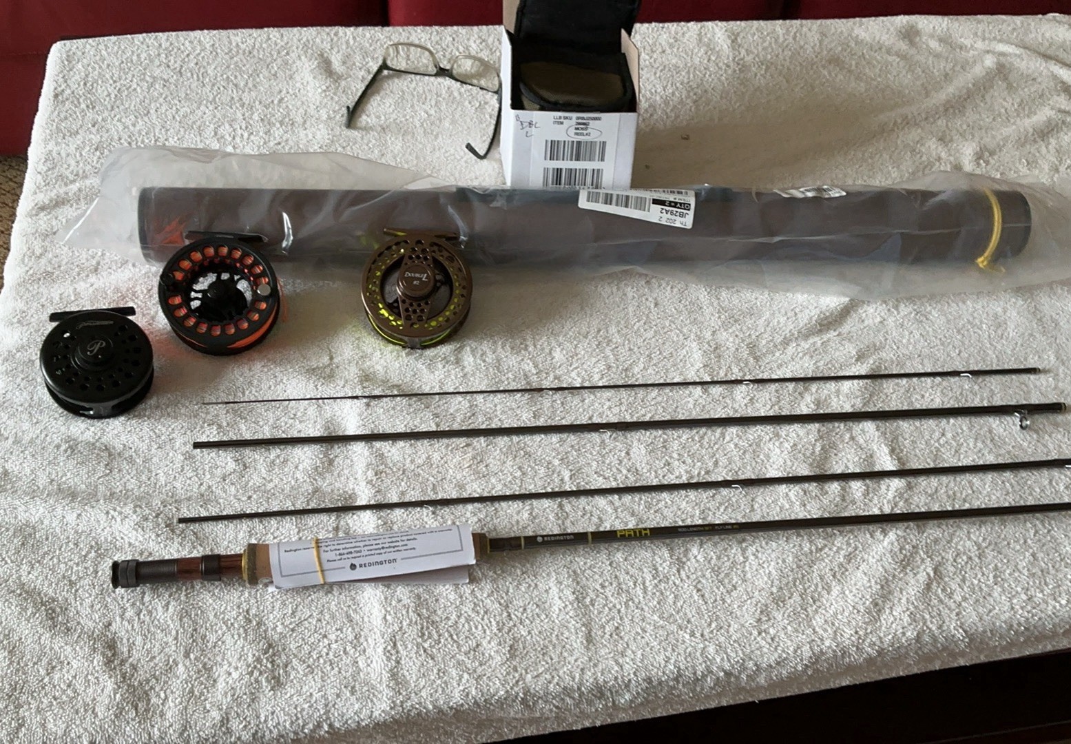 Redington Path Fly Rod. & Case , 9’0″ 4pc ~~ NEW- 99.95 !