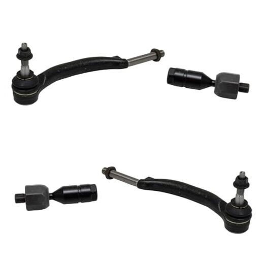 Front Inner and Outer Tie Rod Set 4 Piece Compatible with 2008-2014 PSA69774
