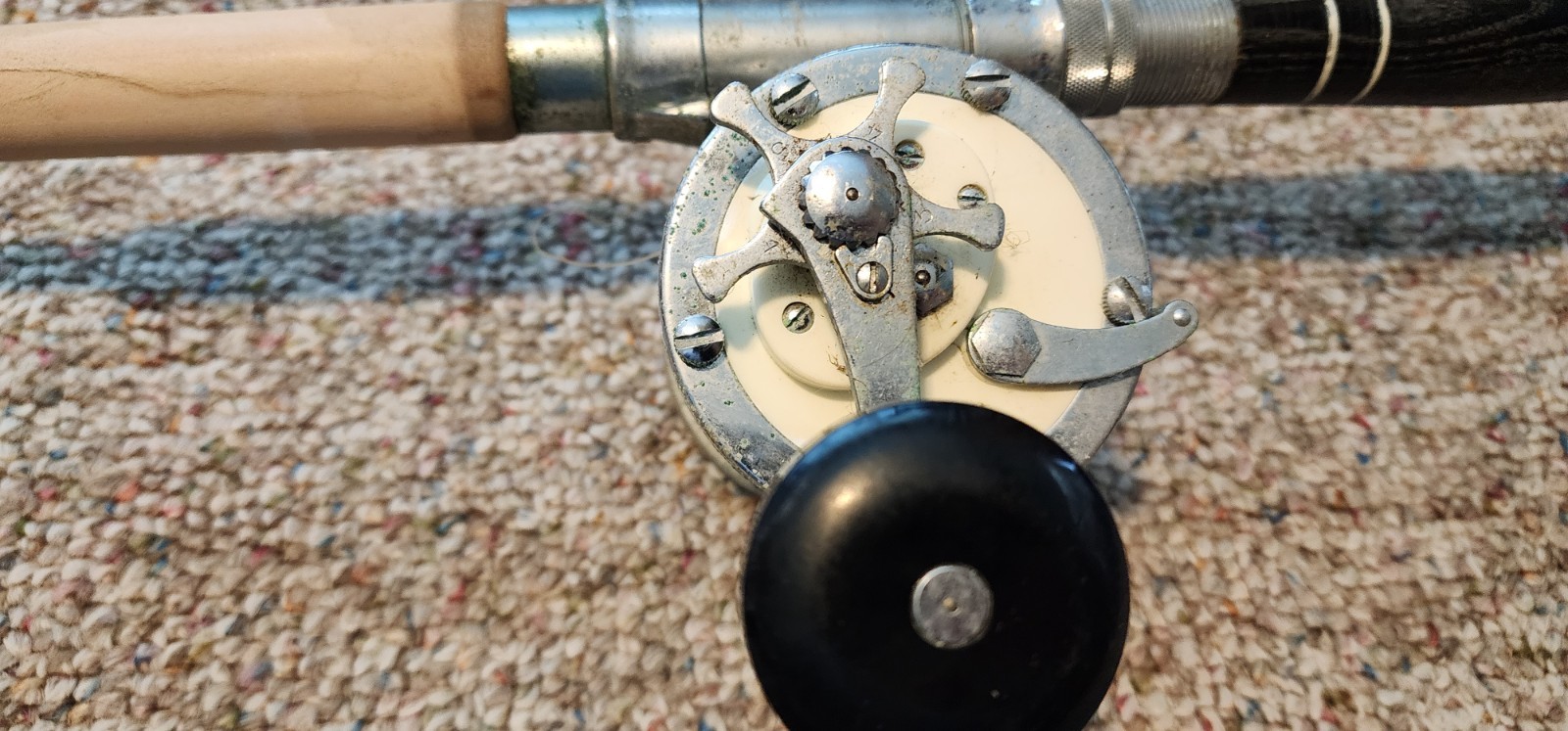 VINTAGE GARCIA CONOLON 2897-A VINTAGE ROD, 6’6″ USED + GARCIA MITCHELL 624 REEL
