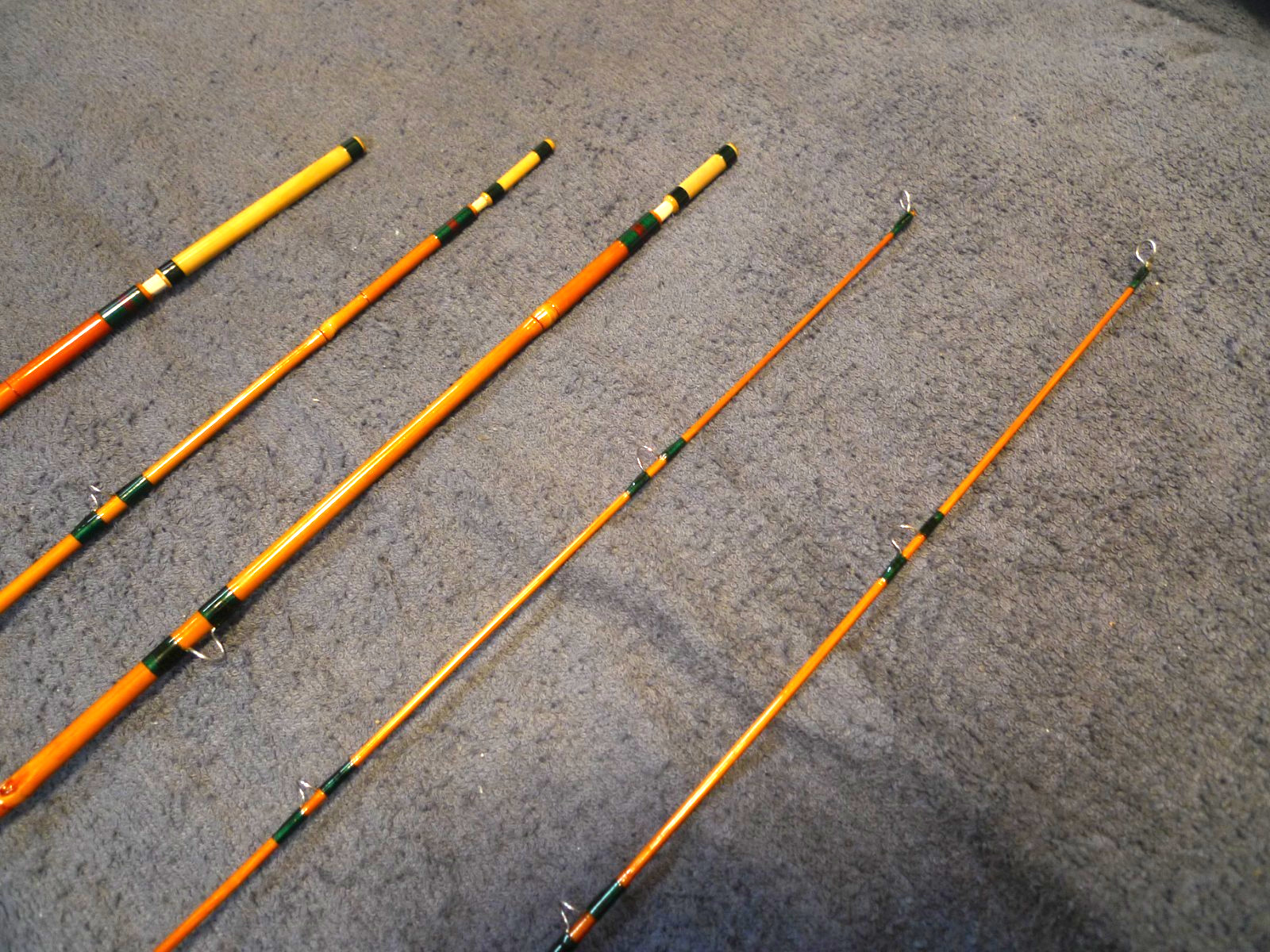 [Japanese Marutake flyrod]7’1″ #3 4pc (ext tip)-unused ‘Marubushi bamboo’ flyrod