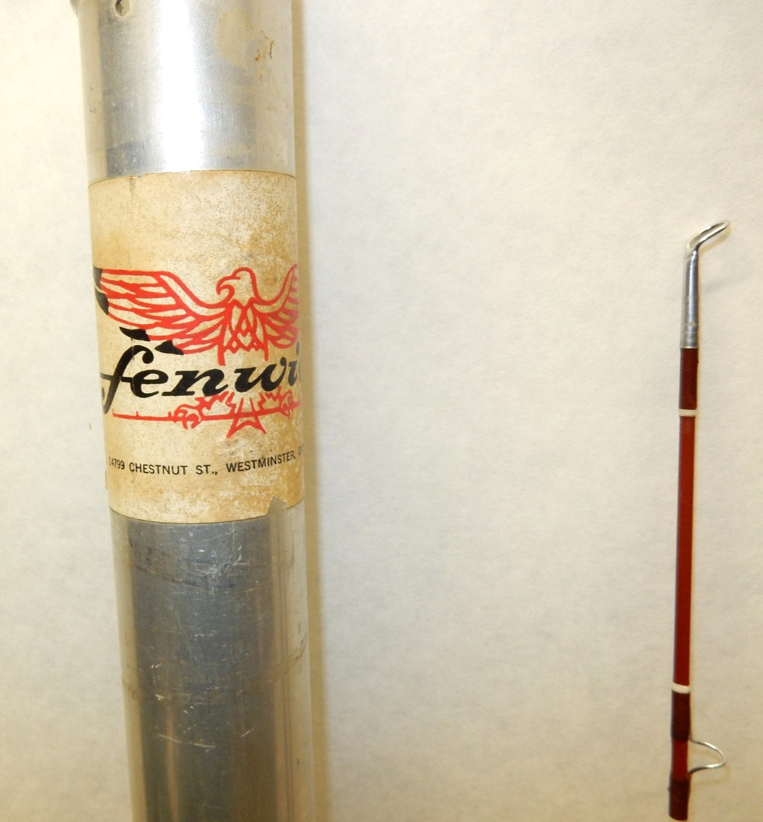 VINTAGE FENWICK MODEL FERALITE FF112 9’3″ 10 WT 4-5/8 OZ FISHING FLY ROD W/ TUBE