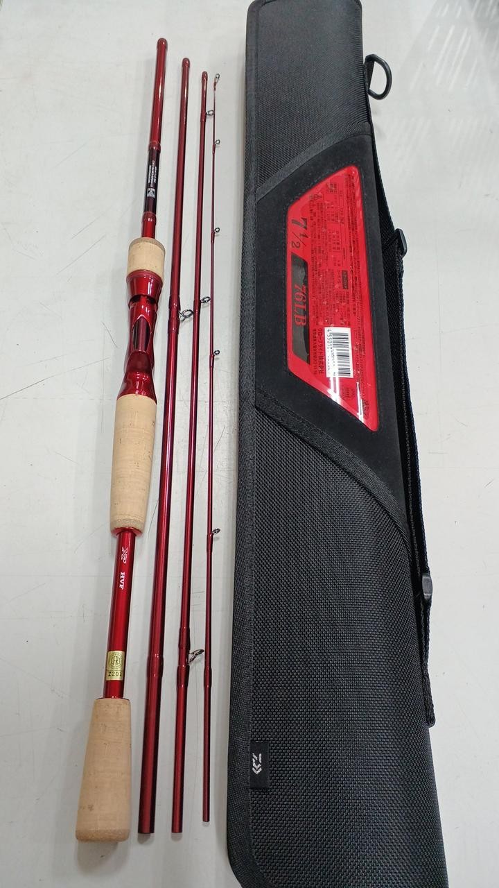 Daiwa Multi-Lure Bass Rod 7.5ft 76lb 4-section, 3-8lb line, 3-10g lures