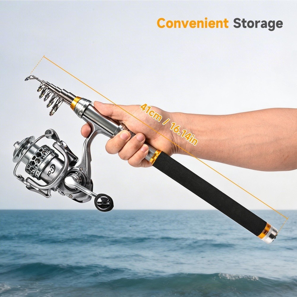 Carbon Fiber Telescopic Rod 1.8m 2.1m 2.4m 2.7m for Saltwater Fishing Casting
