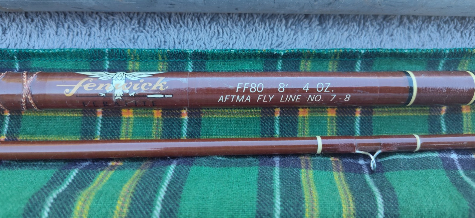 Vintage FENWICK Feralite FF80 Fly Rod 8′ # G148042