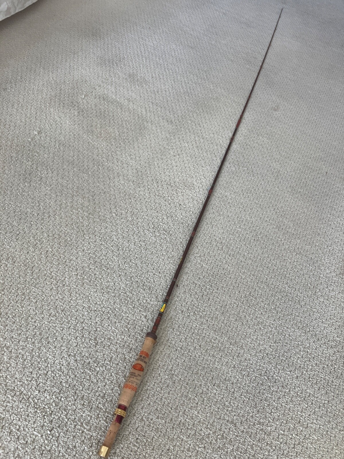 NEW VINTAGE Royal Javelin 2 pcs. 8 Ft. Fishing Rod Custom Built Conolon #78614