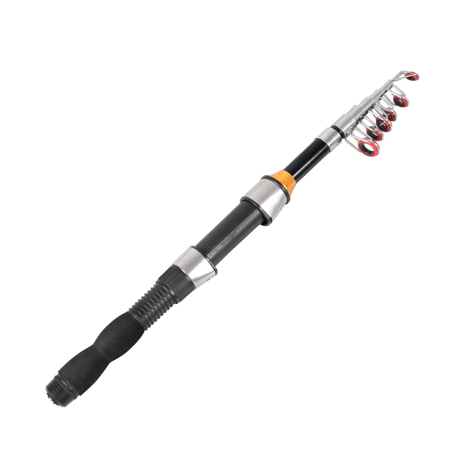 Restcloud Telescopic Collapsible Fishing Rod – Small Extendable Saltwater And