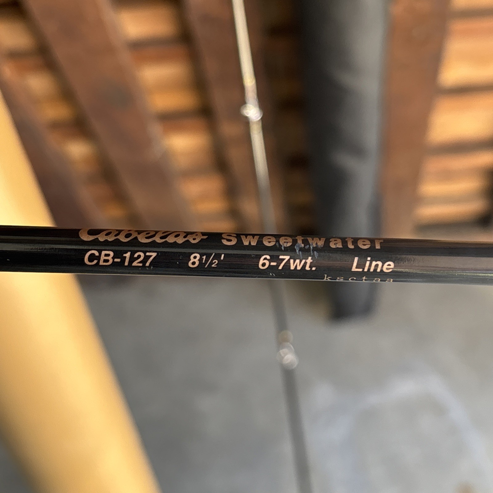 Cabela’s Sweetwater Fly Rod CB-127 8’6″ 6-7 Wt Line Fishing Pile With Hard Case