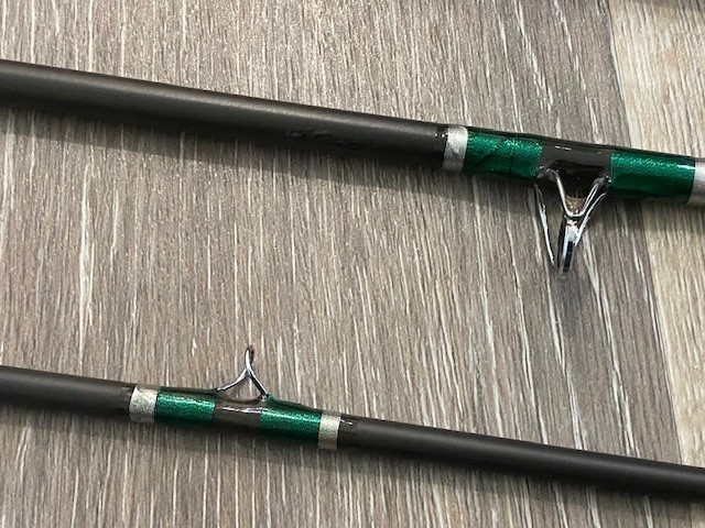 Custom Made Pacific Bay T2F 908-4 9′ 4Pc 8wt Fly Rod W/ Cloth & Alum Tube Unused