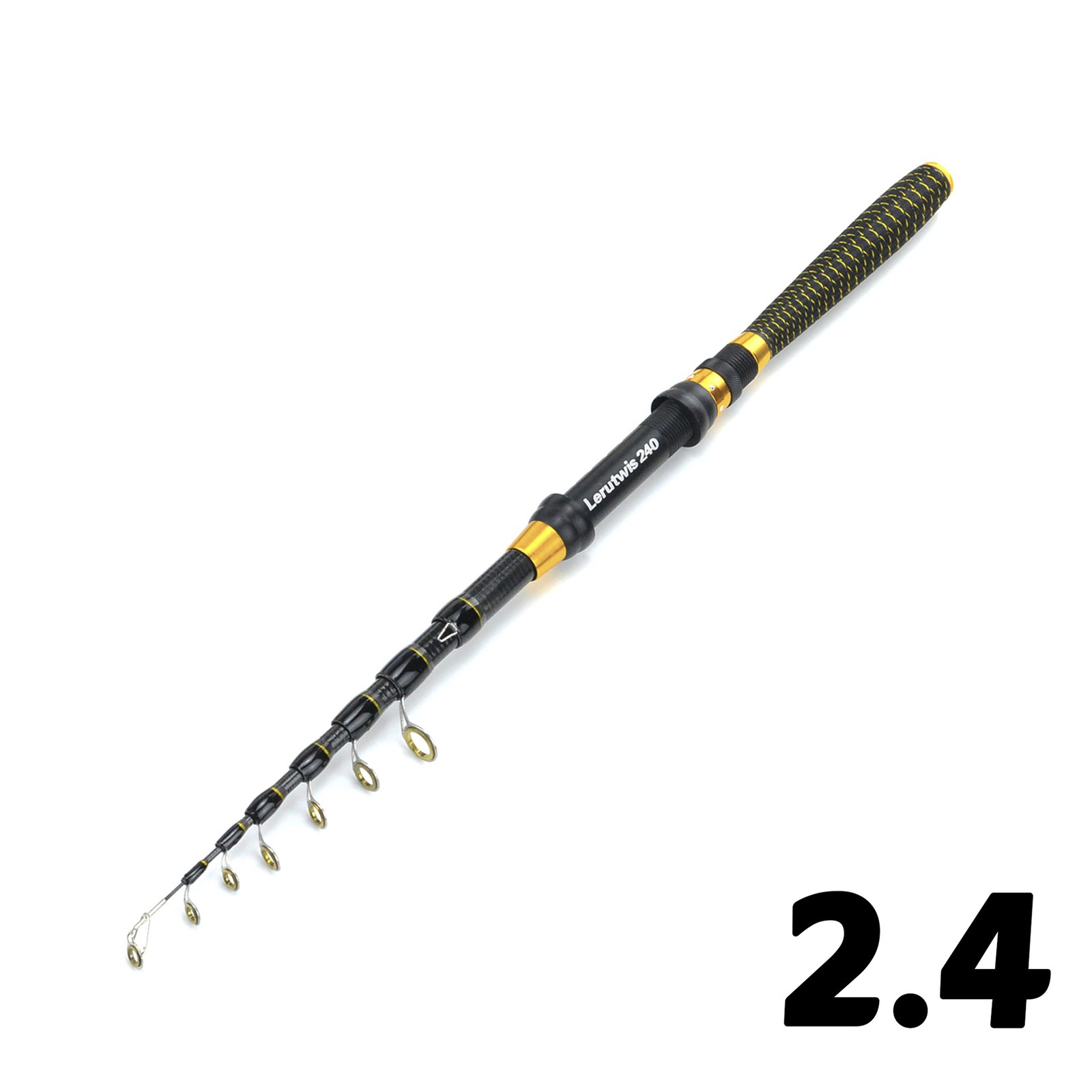 1.8m-3.0m Carbon Fiber Rod Portable Fishing Rod Lightweight Design Super Hard