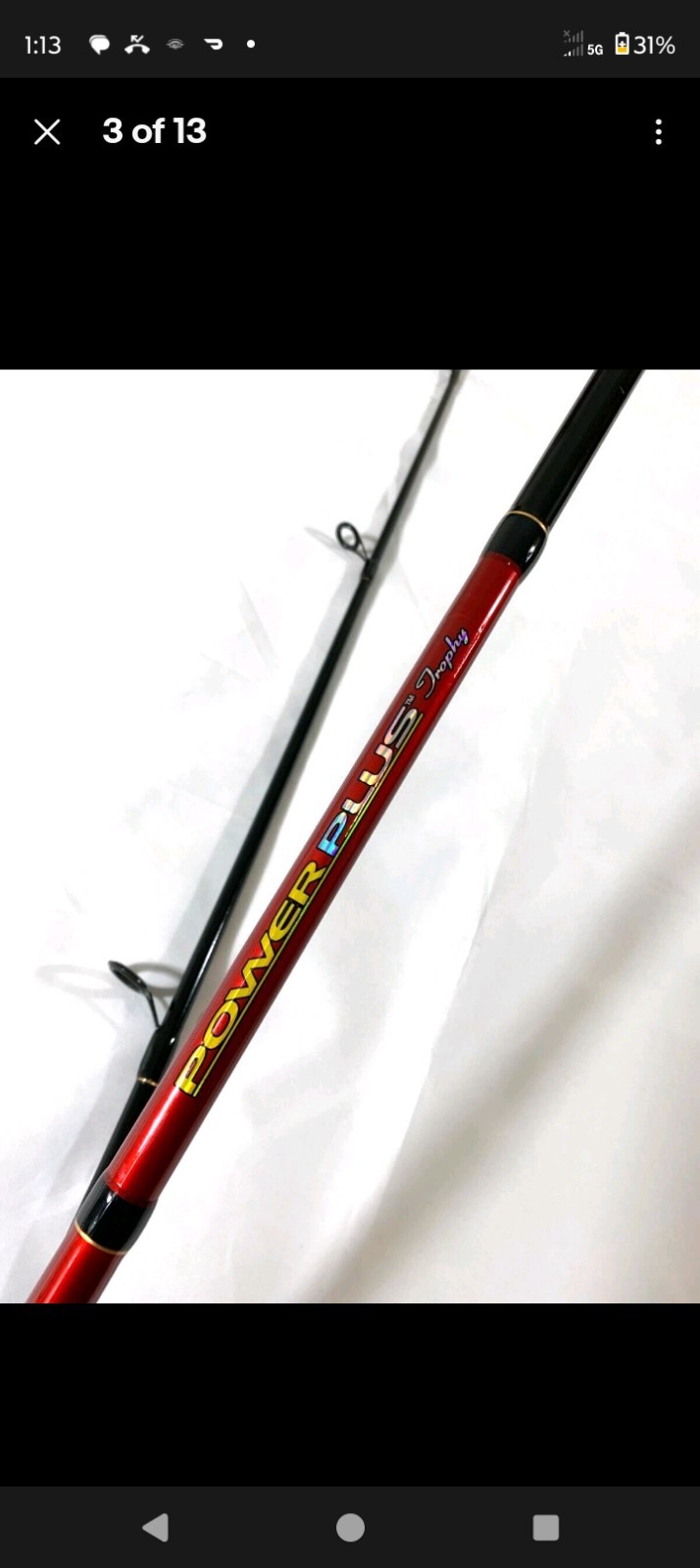 Power PLUS Trophy PT6650MHS-2 Two Section 10-25Lb med Heavy Action Fishing Rod