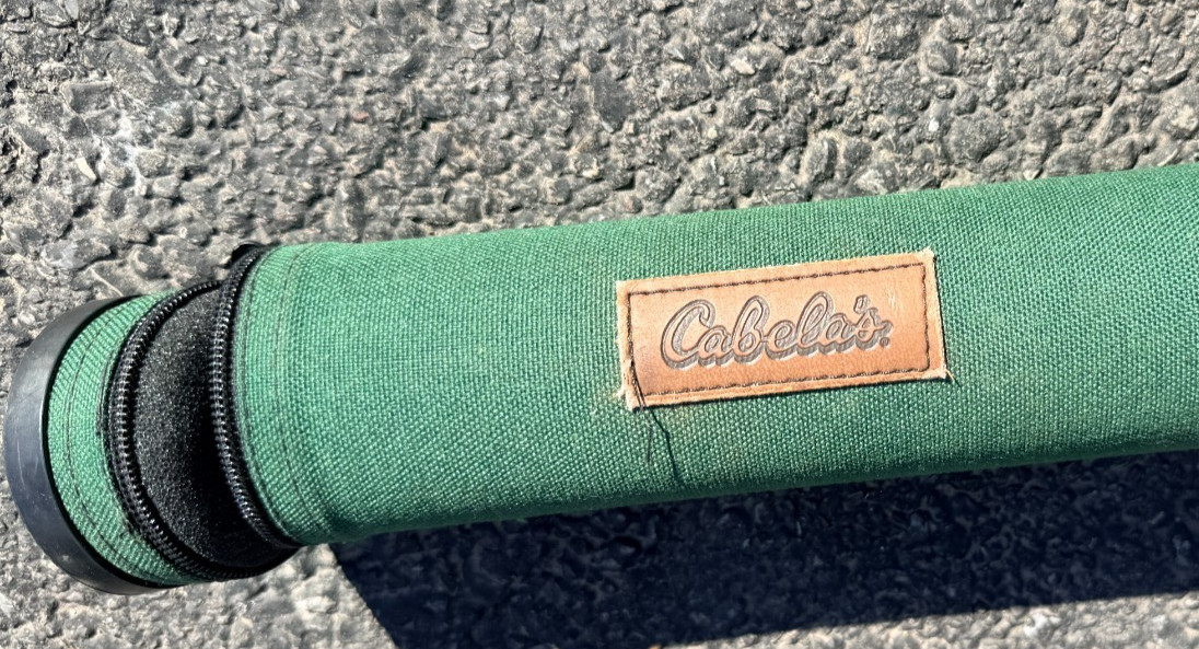 Cortland “Precision I” 4 pc Fly Fishing Rod. 8’ W/ Cabela’s Tube ,Sock & Cover