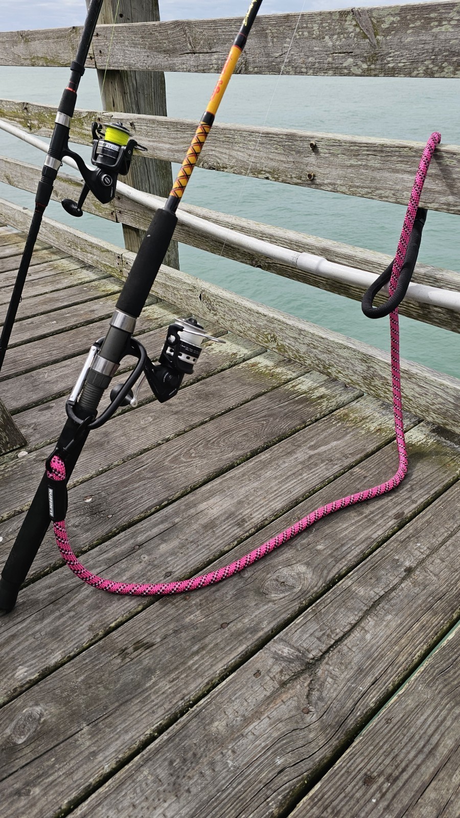 Rod Saver For Pier Or Dock Fishing