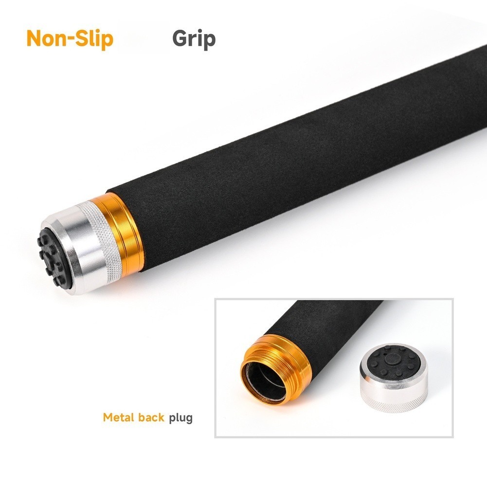 Carbon Fiber Sea Rod Telescopic 1.8m 2.1m 2.4m 2.7m Reinforced Reel Seat
