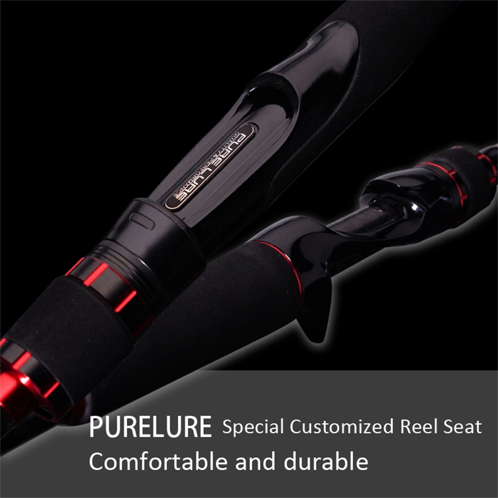 PURELURE SEABED Long-distance Casting 9/10ft Spinning Fishing Rod Shore Sea Bass