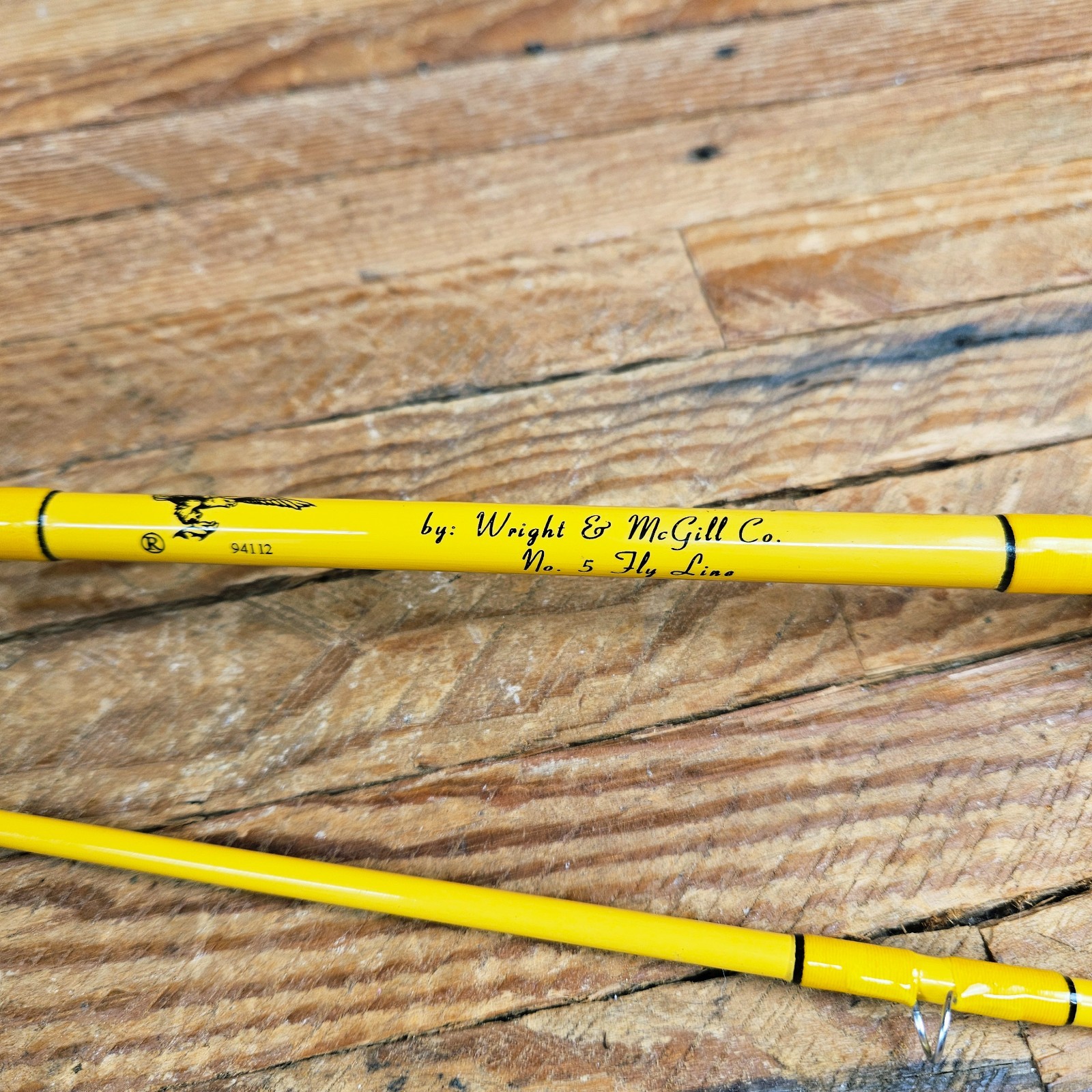 New Vintage Eagle Claw Feather Light 6′ 6″ Fly Rod FL 300-66 Wright & McGill Co