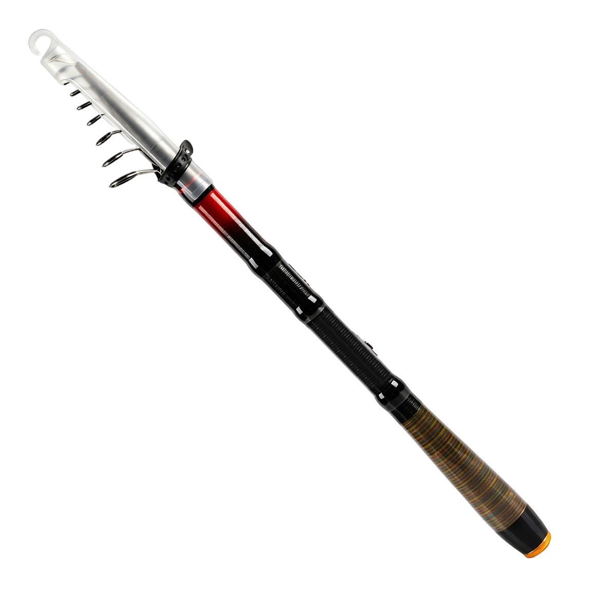 Fishing Spinning Rod Pole Carbon Fiber Reinforced Portable Lightweight 3M 9.8FT