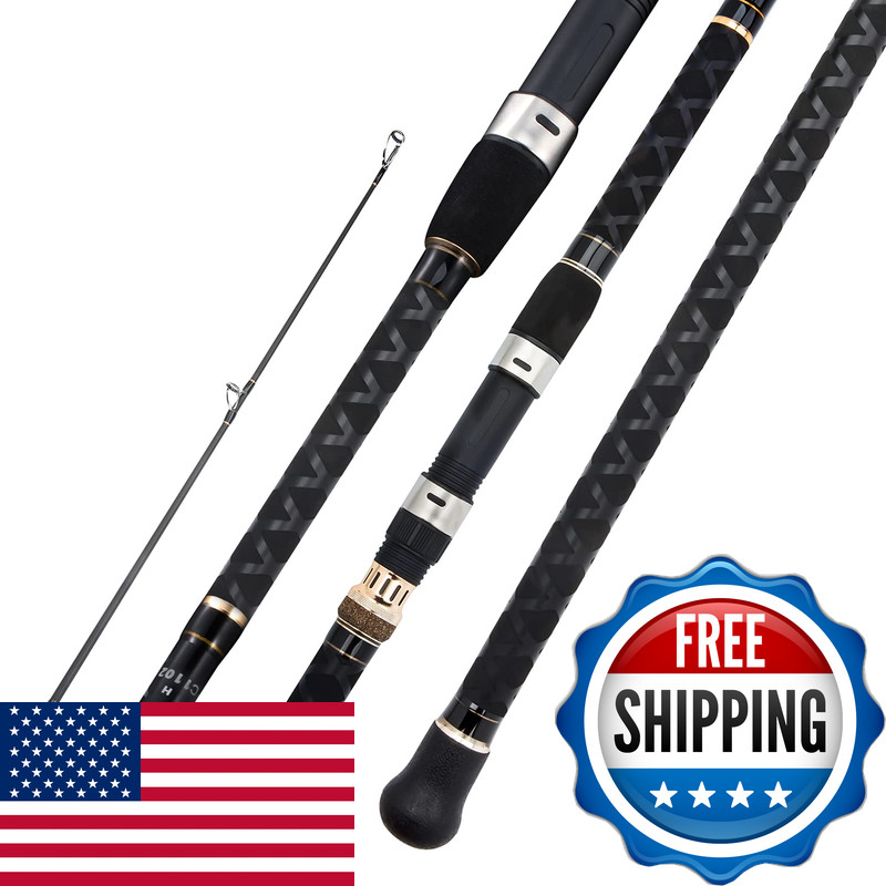 Berrypro Surf Spinning Rod Graphite Surf Fishing Rod 9/10/12 106-2Pc