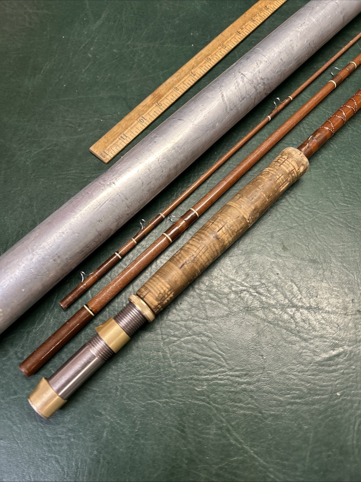 Vintage FENWICK Feralite FF80-3 Fly 8′ Rod made in USA #c 15239 3.5 oz.