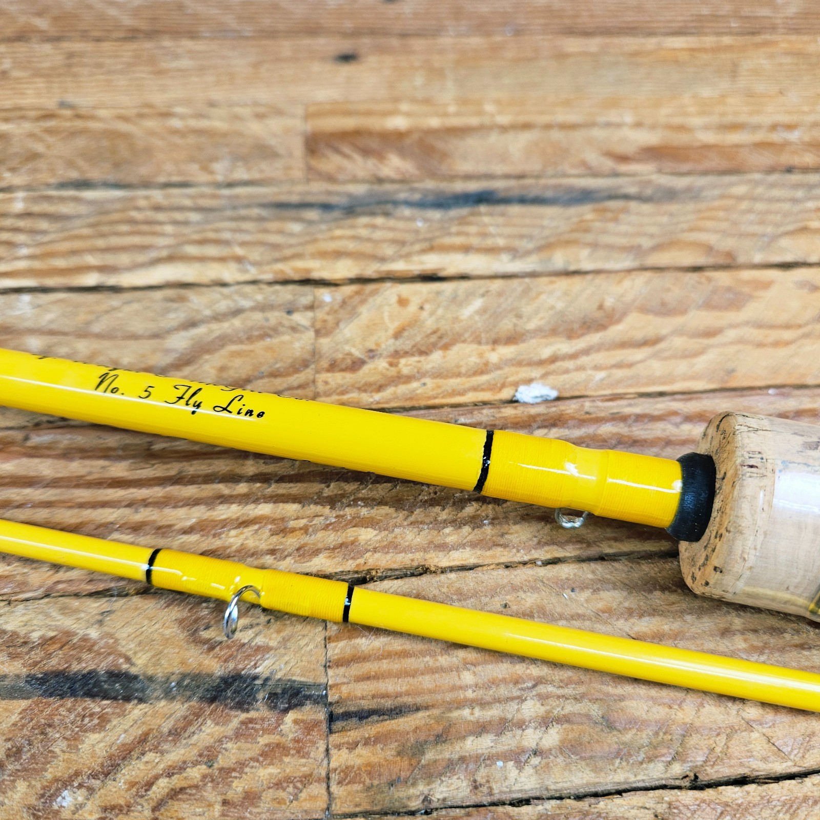 New Vintage Eagle Claw Feather Light 6′ 6″ Fly Rod FL 300-66 Wright & McGill Co