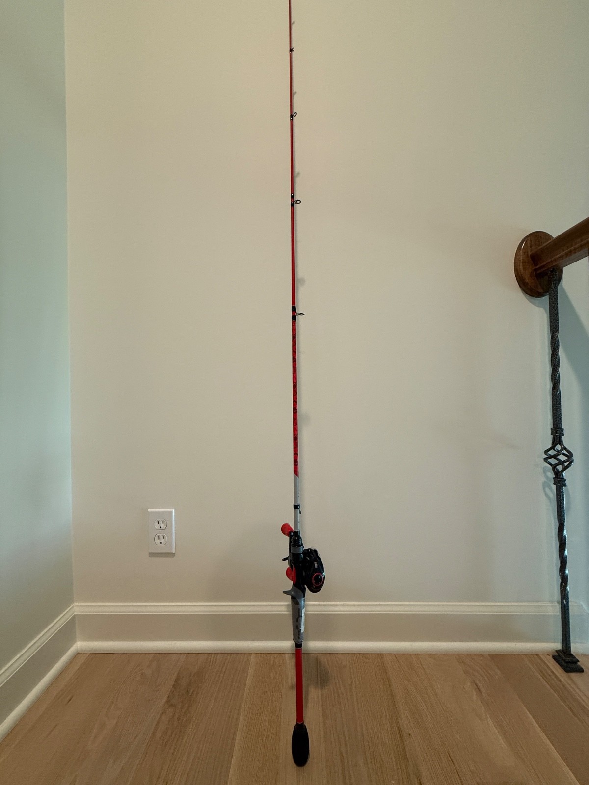 Abu Garcia Max X Black Baitcast Combo with Berkley Trilene 8lb fishing line