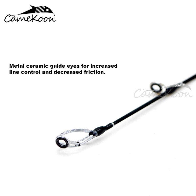 CAMEKOON Casting & Spinning Fishing Rod Ultralight Carbon Fiber 4-Pcs Lure Pole