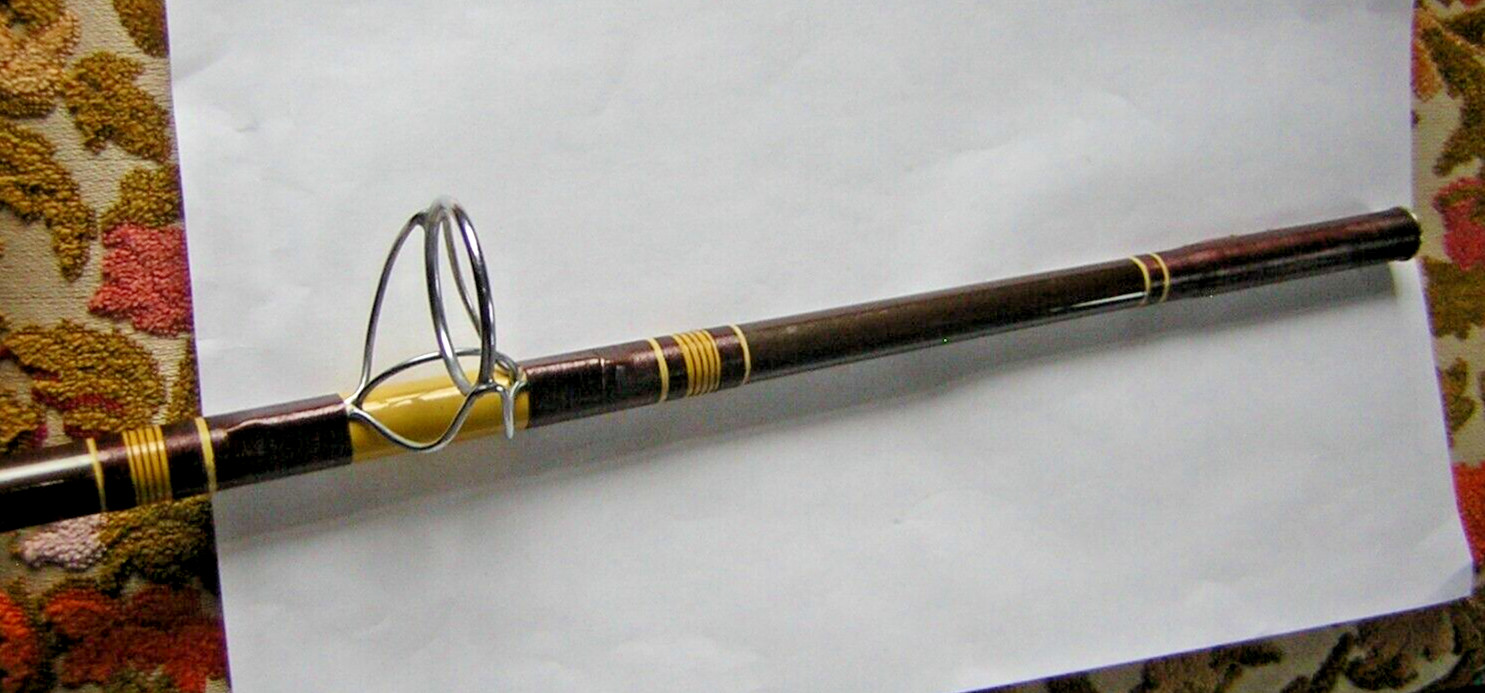 Vintage Heddon Pal Tubular Fiberglass MODEL 8510 Spinning Rod 2-piece & 8 1/2 ft