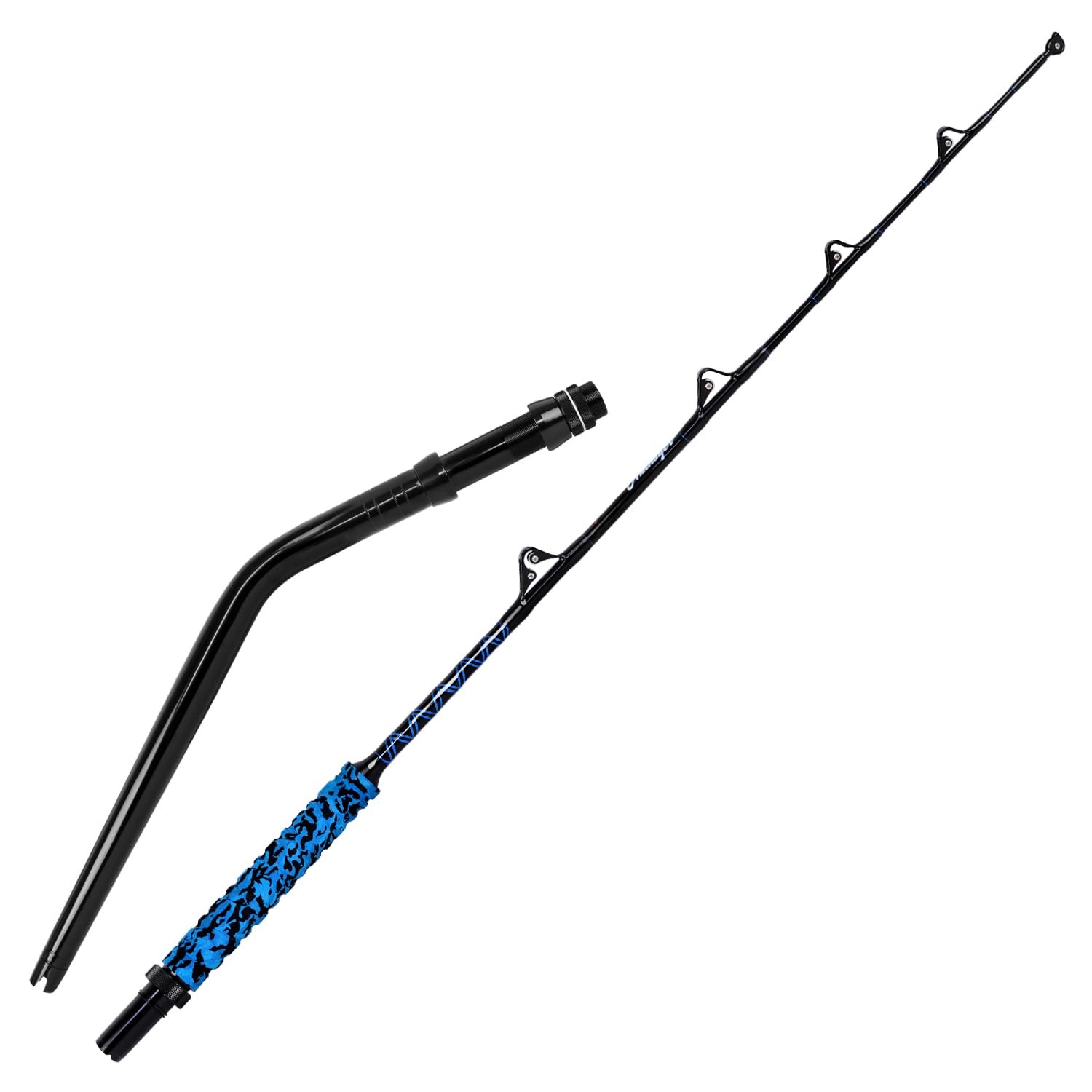Fiblink Saltwater Offshore Trolling Rod Big Game Rod Conventional Boat Fishin…