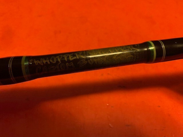 CUSTOM BUILT CALSTAR GRAFIGHTER GX7 7 FOOT 8 TO 20 LB. BAITCASTING FISHING ROD