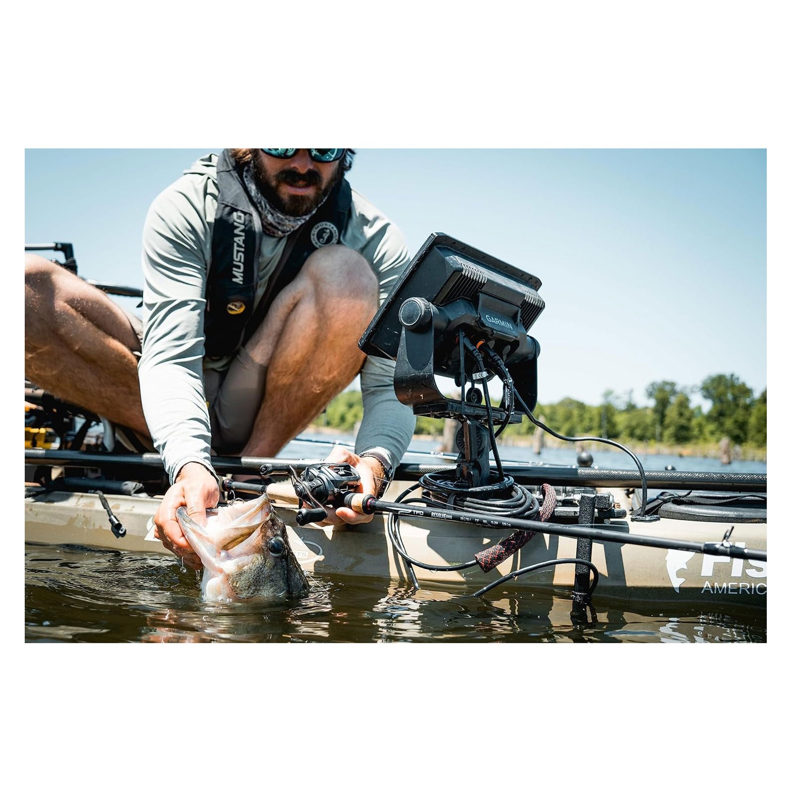TFO Resolve Bass 7ft 3in MH 1pc Casting Rod (RB-C-735-1)