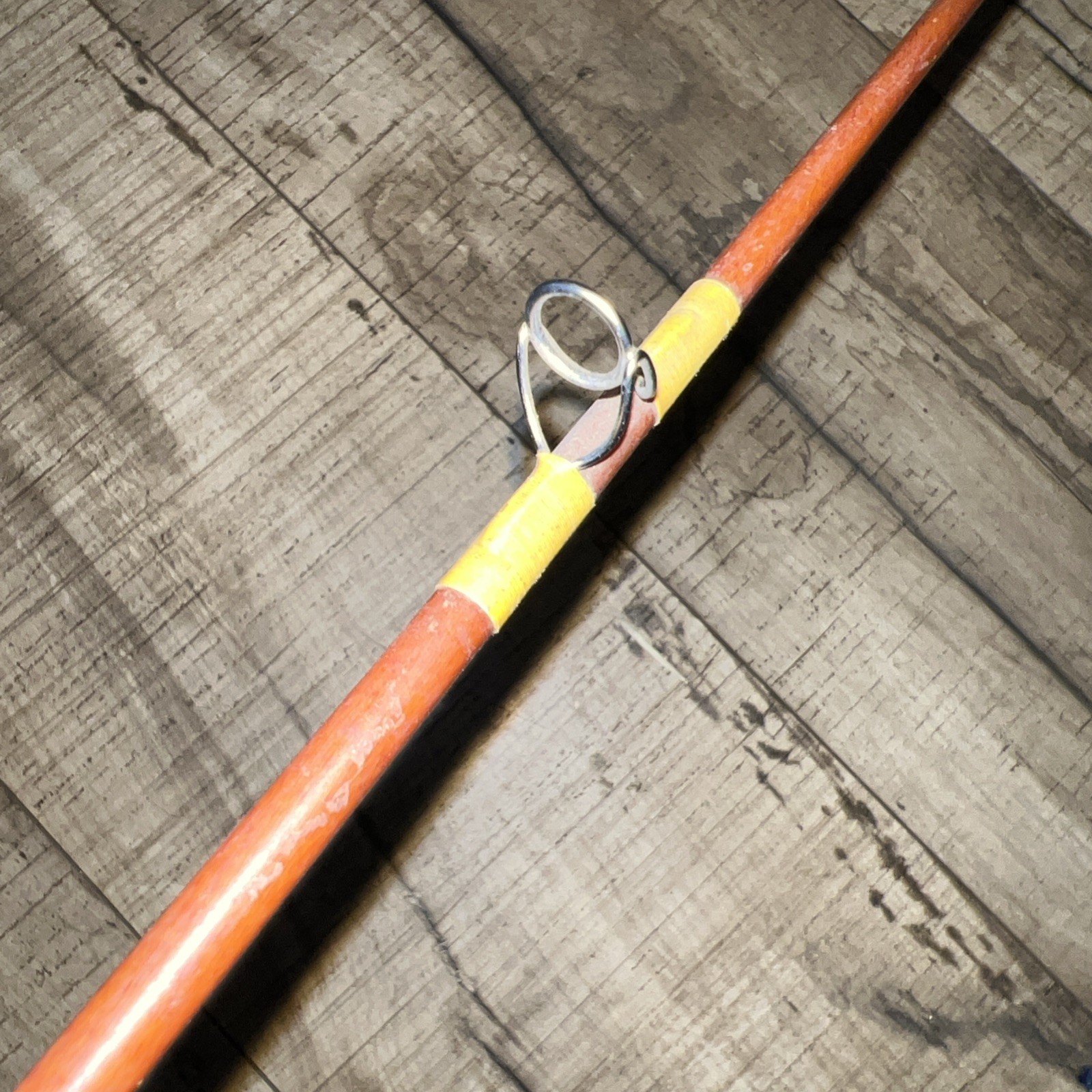 Vintage Eagle Claw Wright & McGill Powerlight MPLS 8ft 2pc spinning Rod Cork