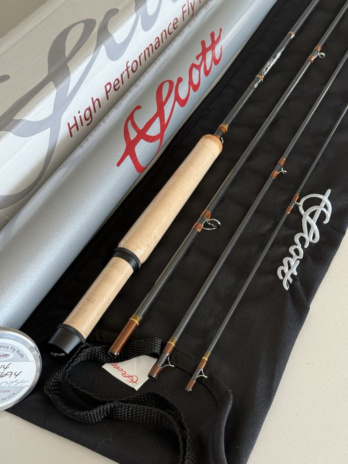 **BEAUTIFUL** 🔥 SCOTT G Series 3wt. 7’7”in~4Pc Fly Rod!! 🔥~NEW~🔥