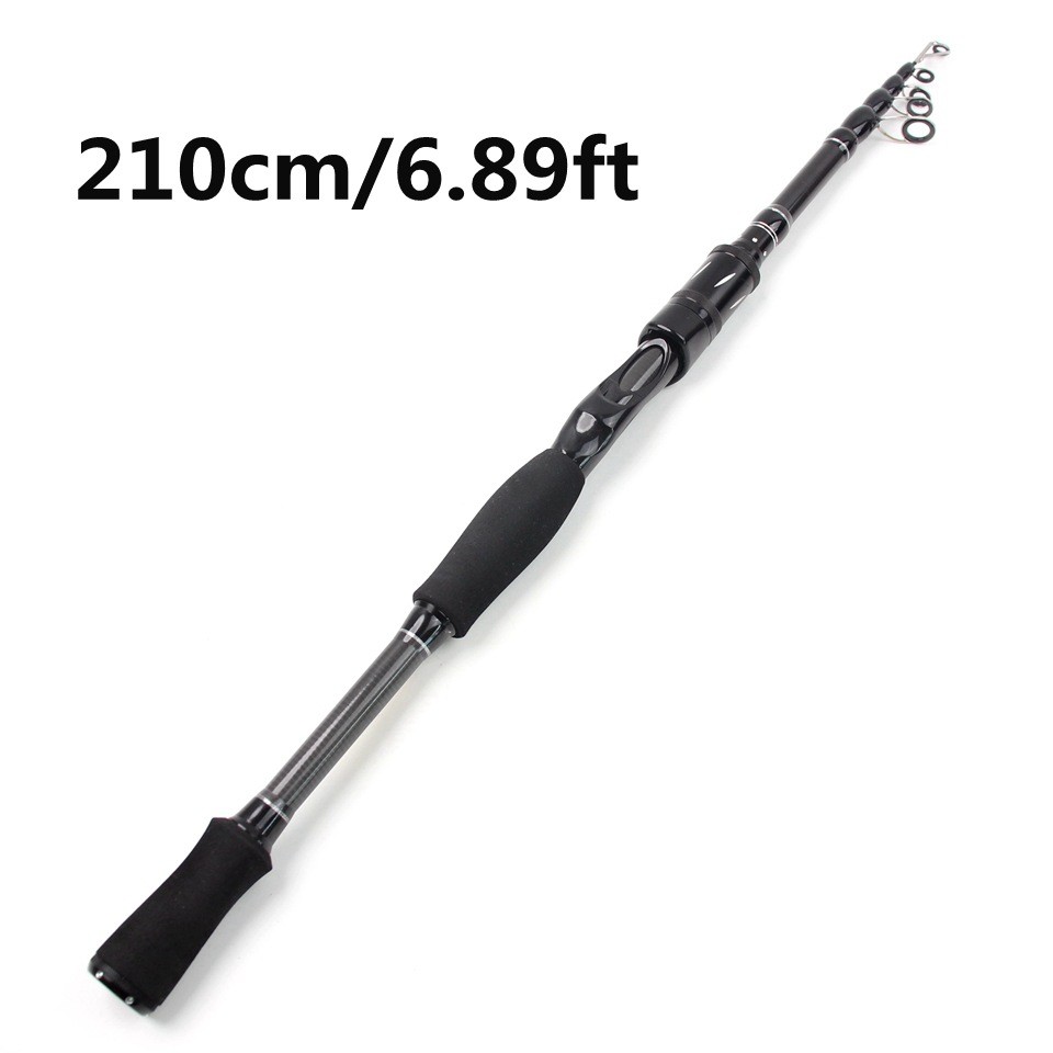 For Lure Fishing Carbon Fiber Fishing Rod Portable Fishing Rod Fishing Trip