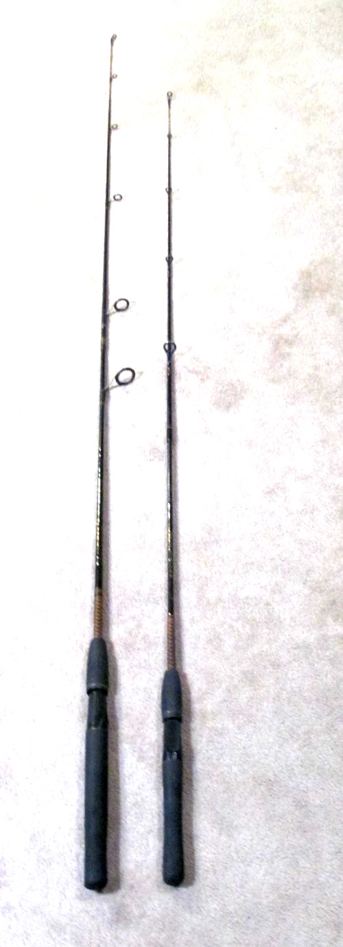 Two (2 ) Ugly Stik SPL 1101 5’6″ &SPL 1102 6 f: L& M Action Spinning Rods. 2 Pc