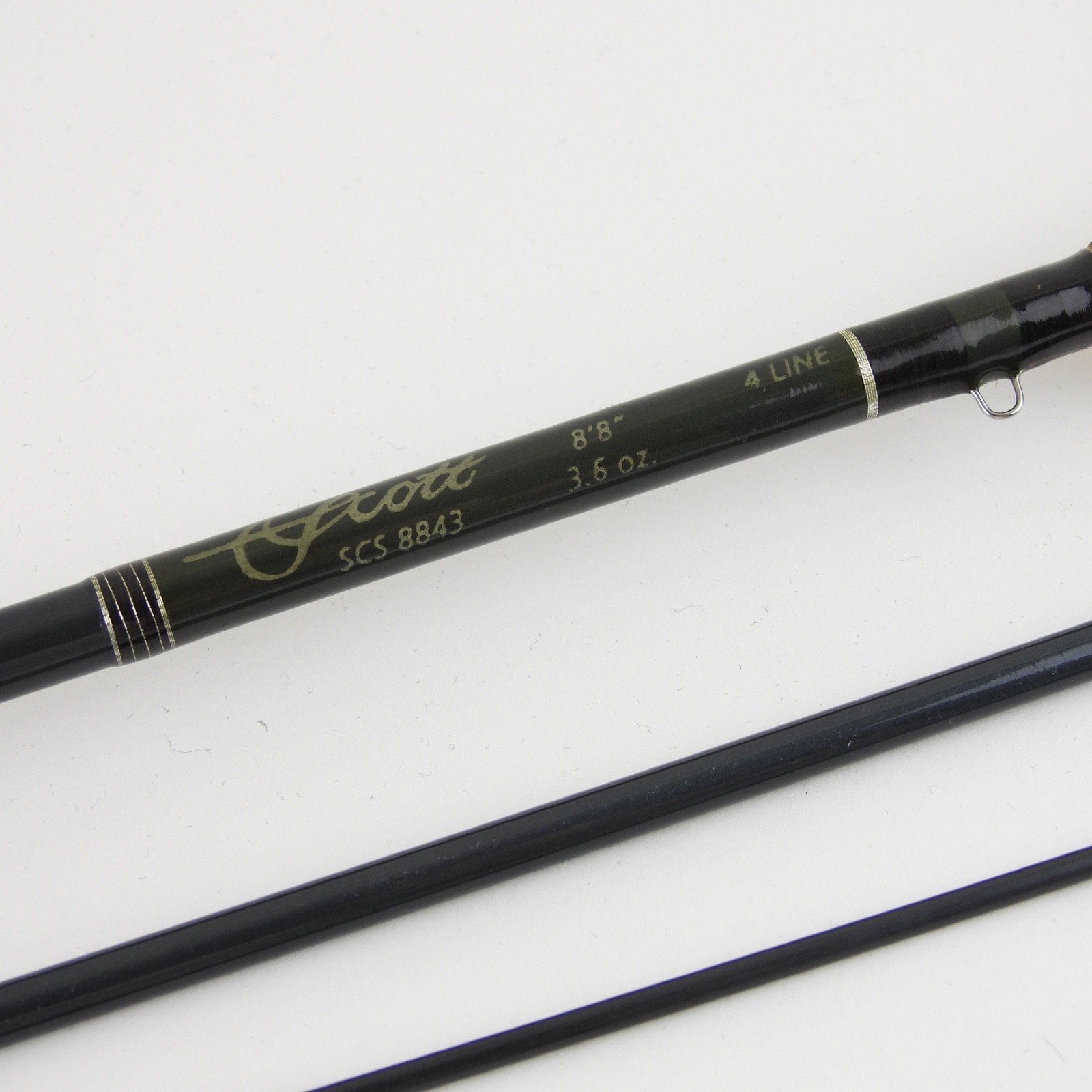 Scott SCS 8843 Fly Fishing Rod. 8’ 8”. 4wt. W/ Tube & Sock.
