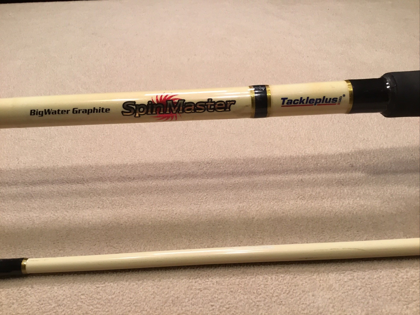 Spin Master Big Water Graphite 9’0” SM902 BWS Fishing Rod Tackle Plus.