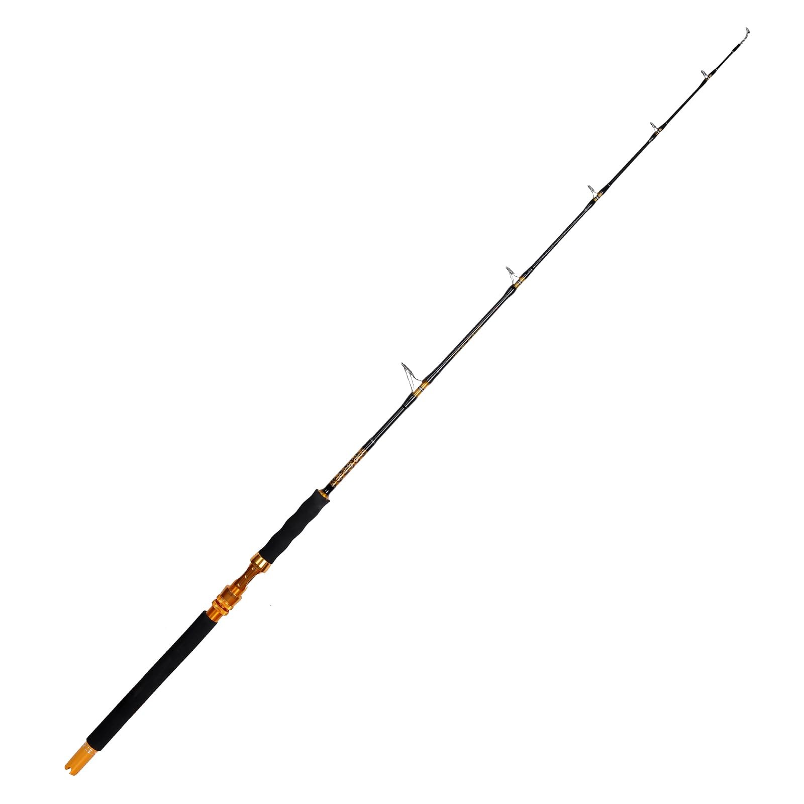 Fiblink Saltwater Jigging Spinning Rod 1-Piece Heavy Jig Fishing Rod (30-50 l…