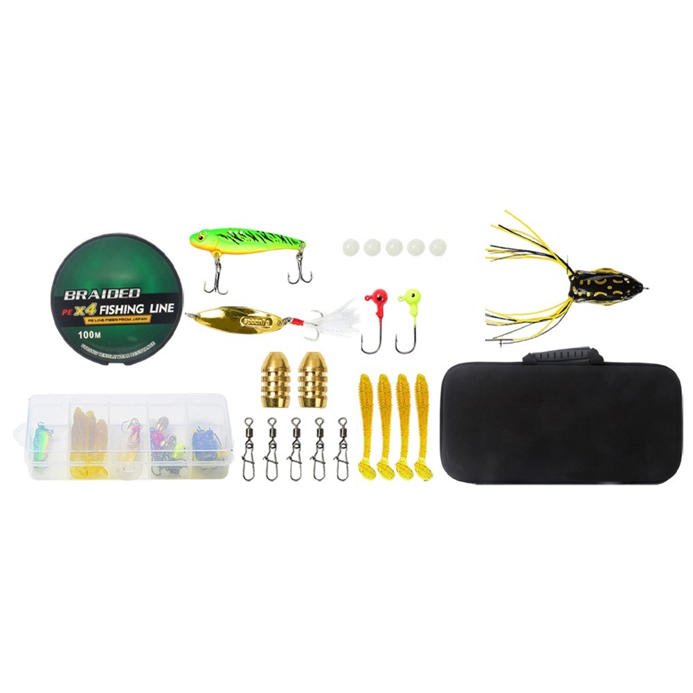 1.5m 1.8m 2.1m 2.4m Fishing Rod and Reel with Bait Set Line and Carry Bag