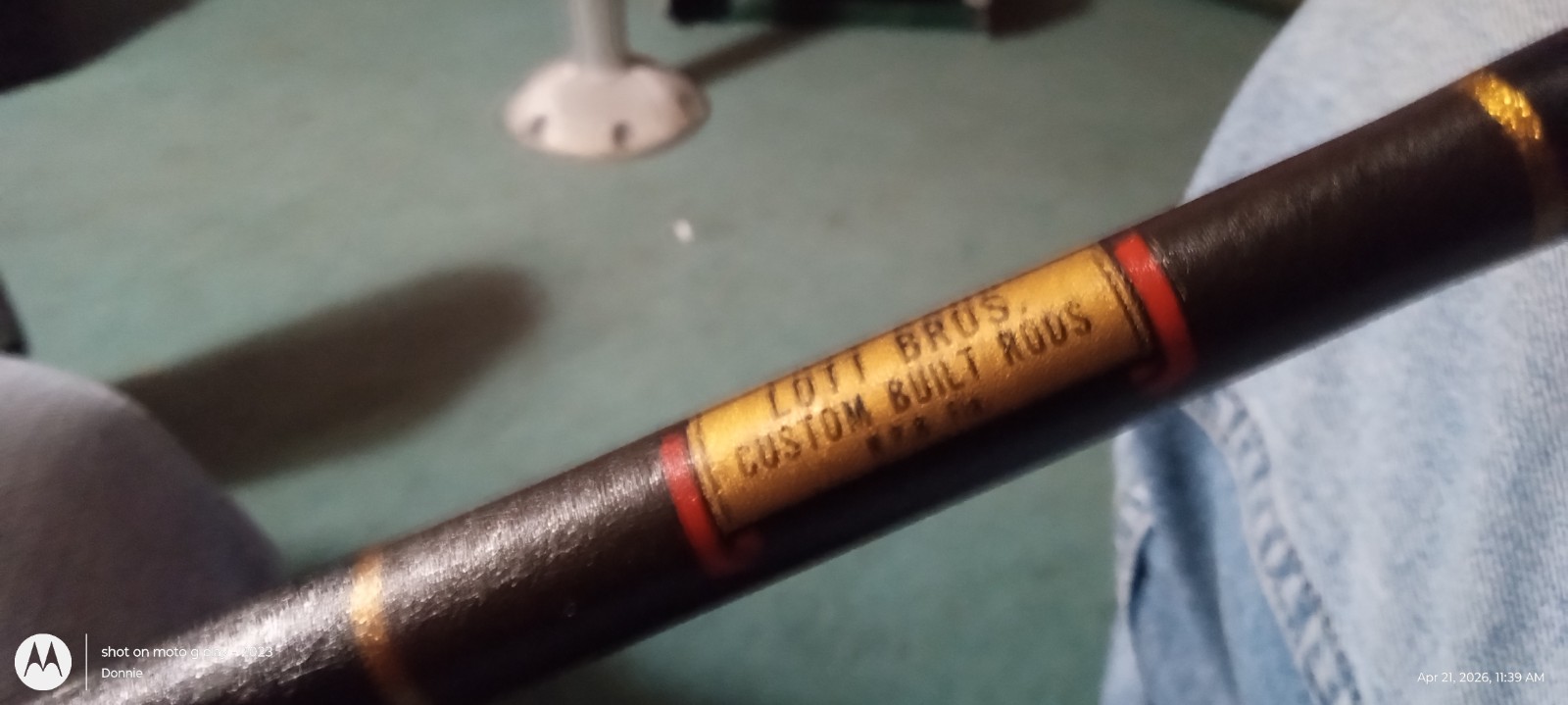 Lott Brothers custom built “Mon Ami” 6ft deep sea rod