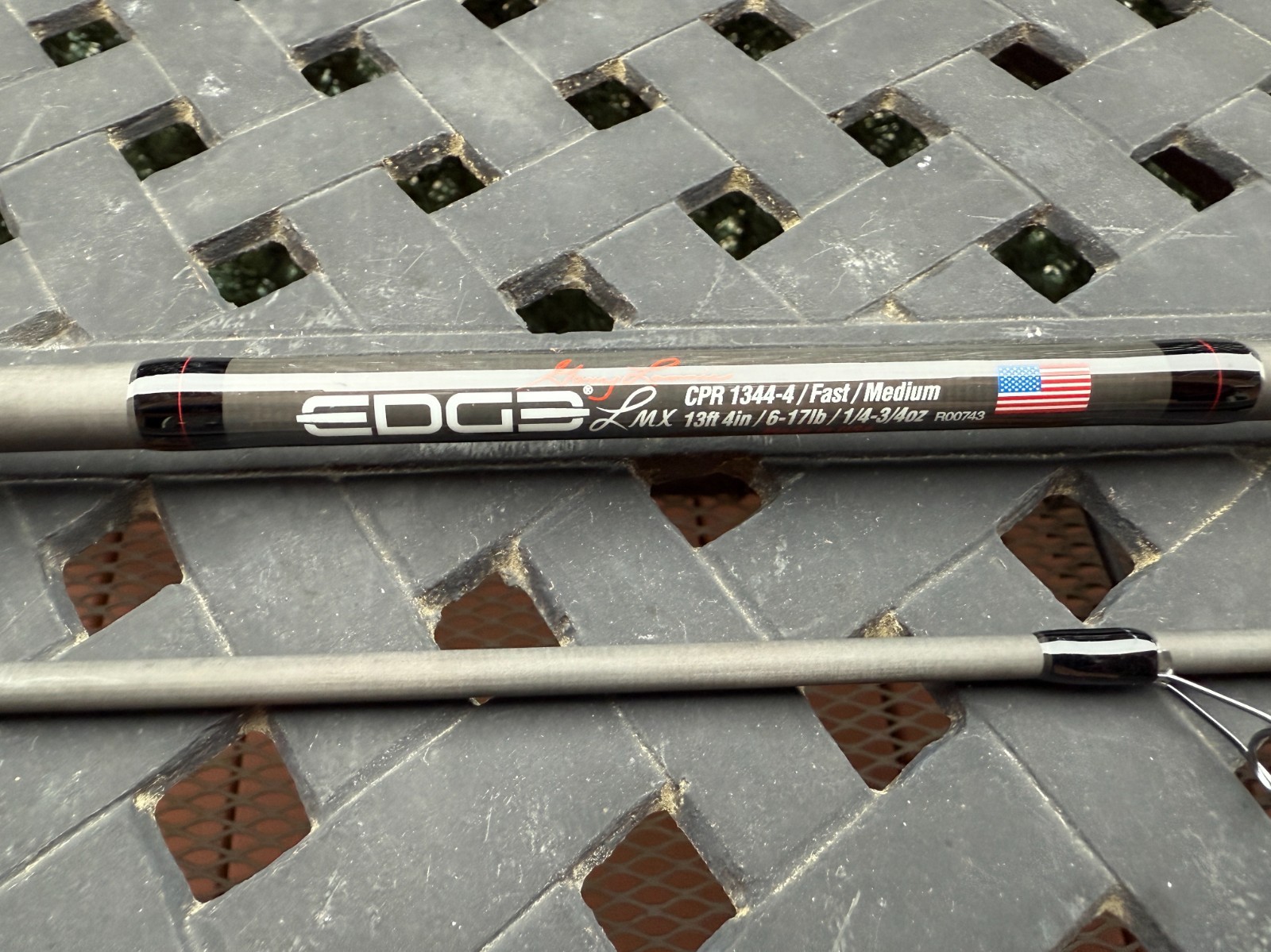 Edge FSS CenterPin 1344-4 Full Wells, 13’4″, Medium, Fast, 6-17lb, 1/4-3/4oz, 4p