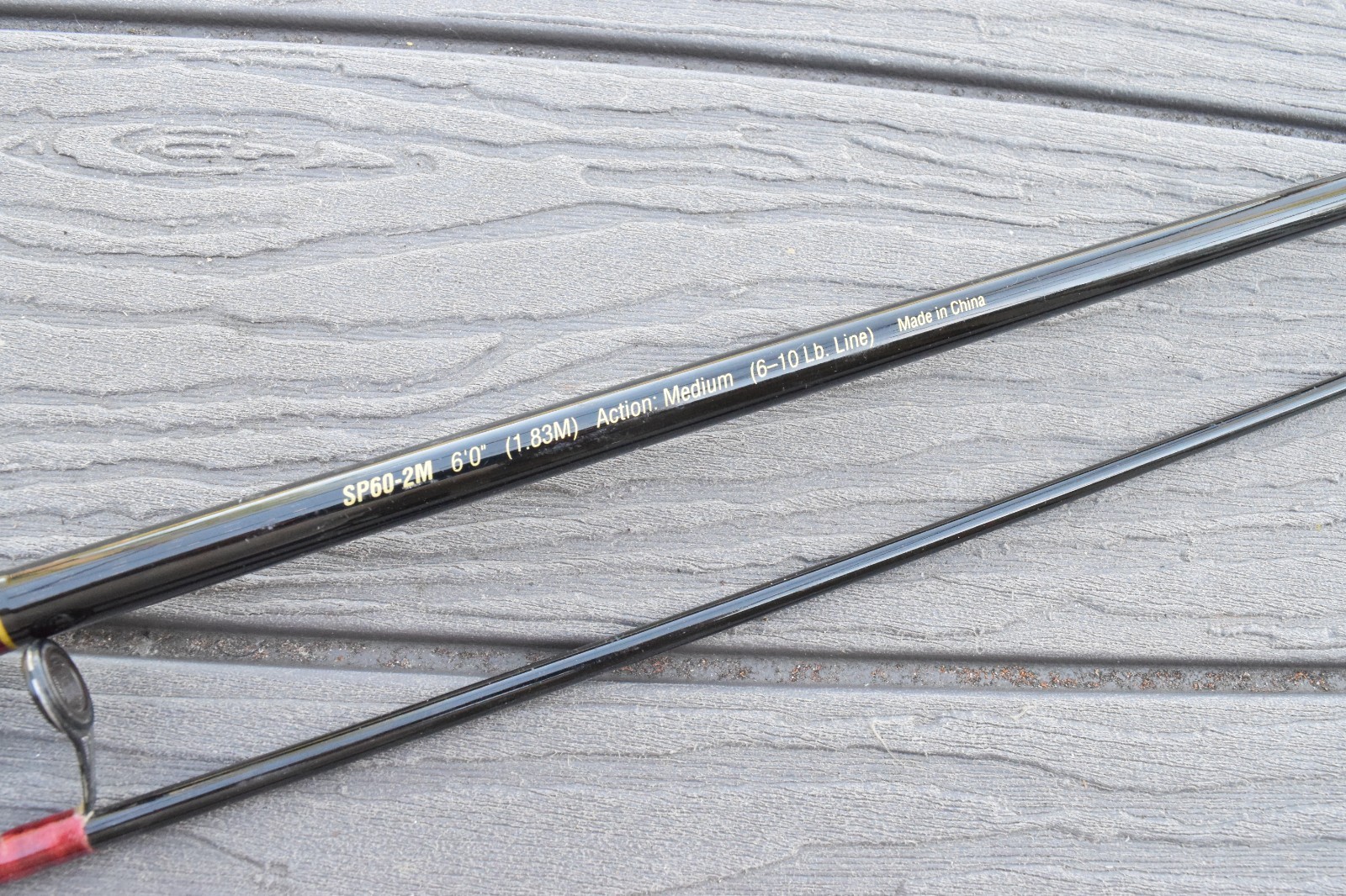 Shakespeare Durango SP60-2M medium 6′ spinning rod Medium 6-10 Lb Line